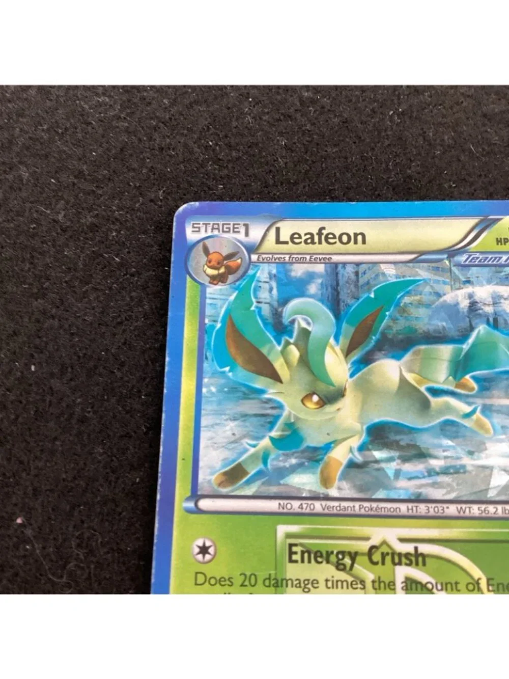 Leafeon Team Plasma Cracked Ice #11/116 Plasma Freeze Pokemon TCG Card 2013 VG